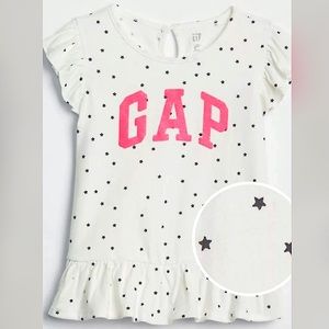 Gap Logo Toddler Girls 3t Short Sleeved Tunic Shirt